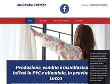 Tablet Screenshot of mugnainiserramenti.com